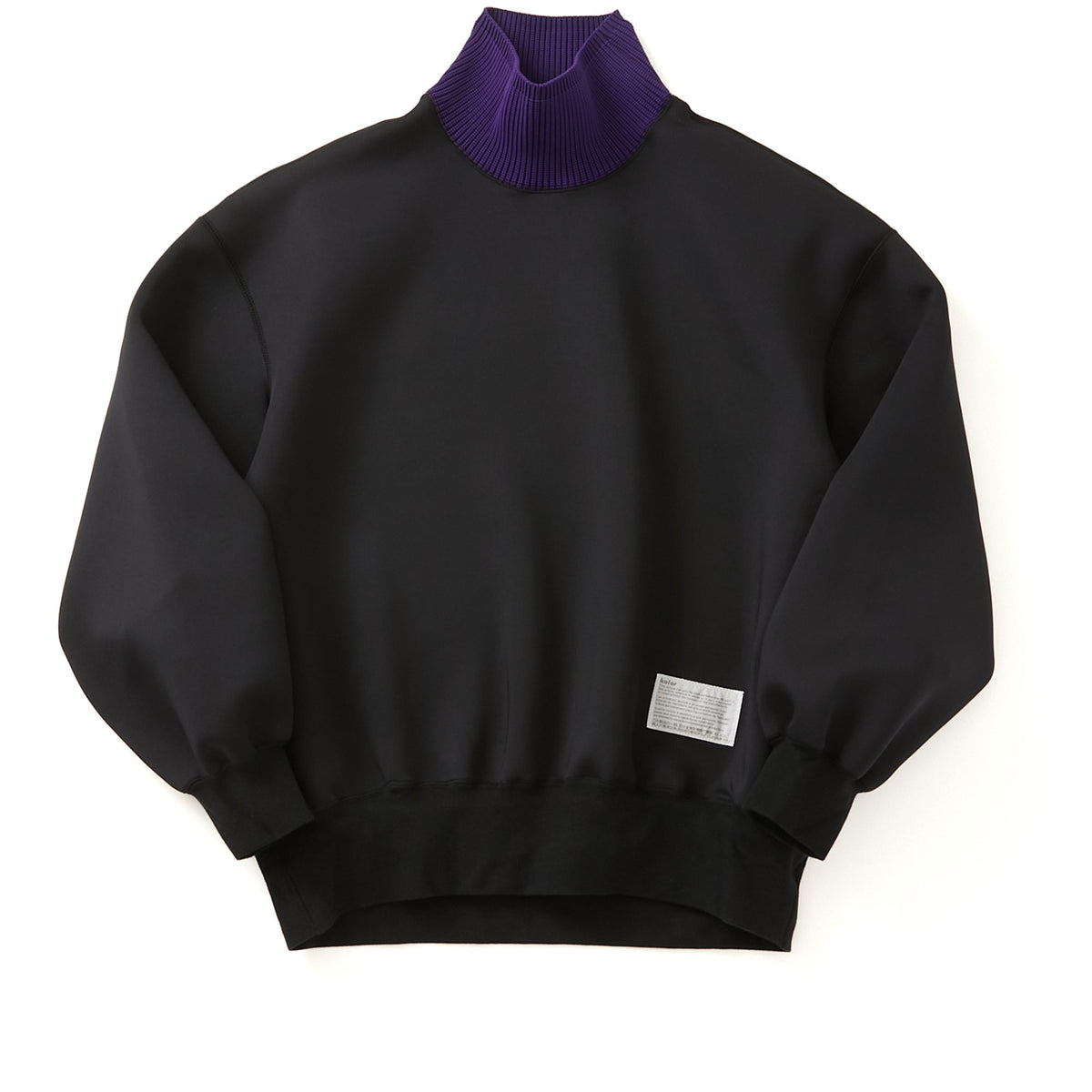 【新品 未使用】Kolor 25SCM-T15203S-B Tops kolor（カラー） 25SS クルーネック リブスウェット バーガンディー