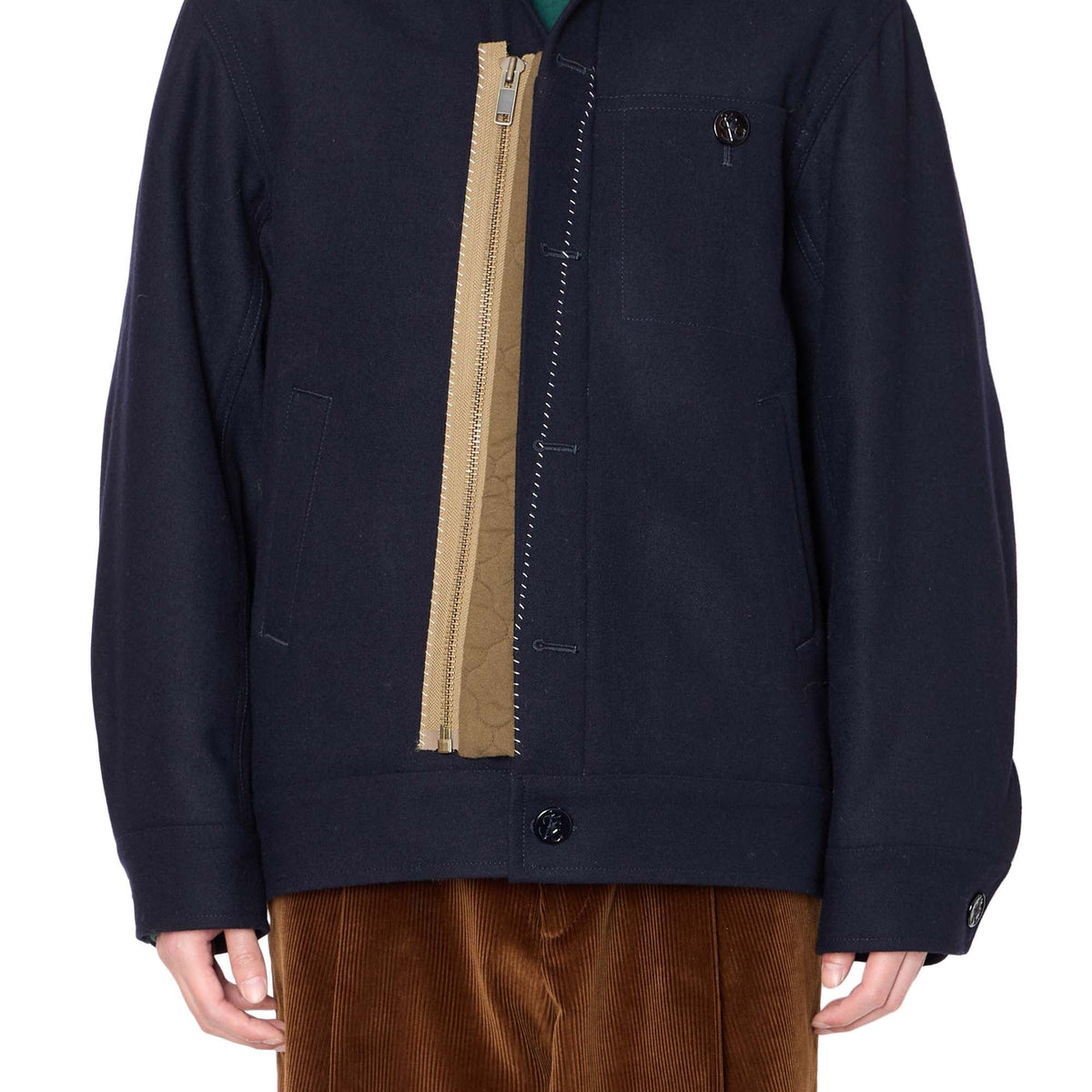 kolor 22ss PVC ジャケット KOLOR(カラー) 22SSPVCドッキングテーラードジャケット22SCM