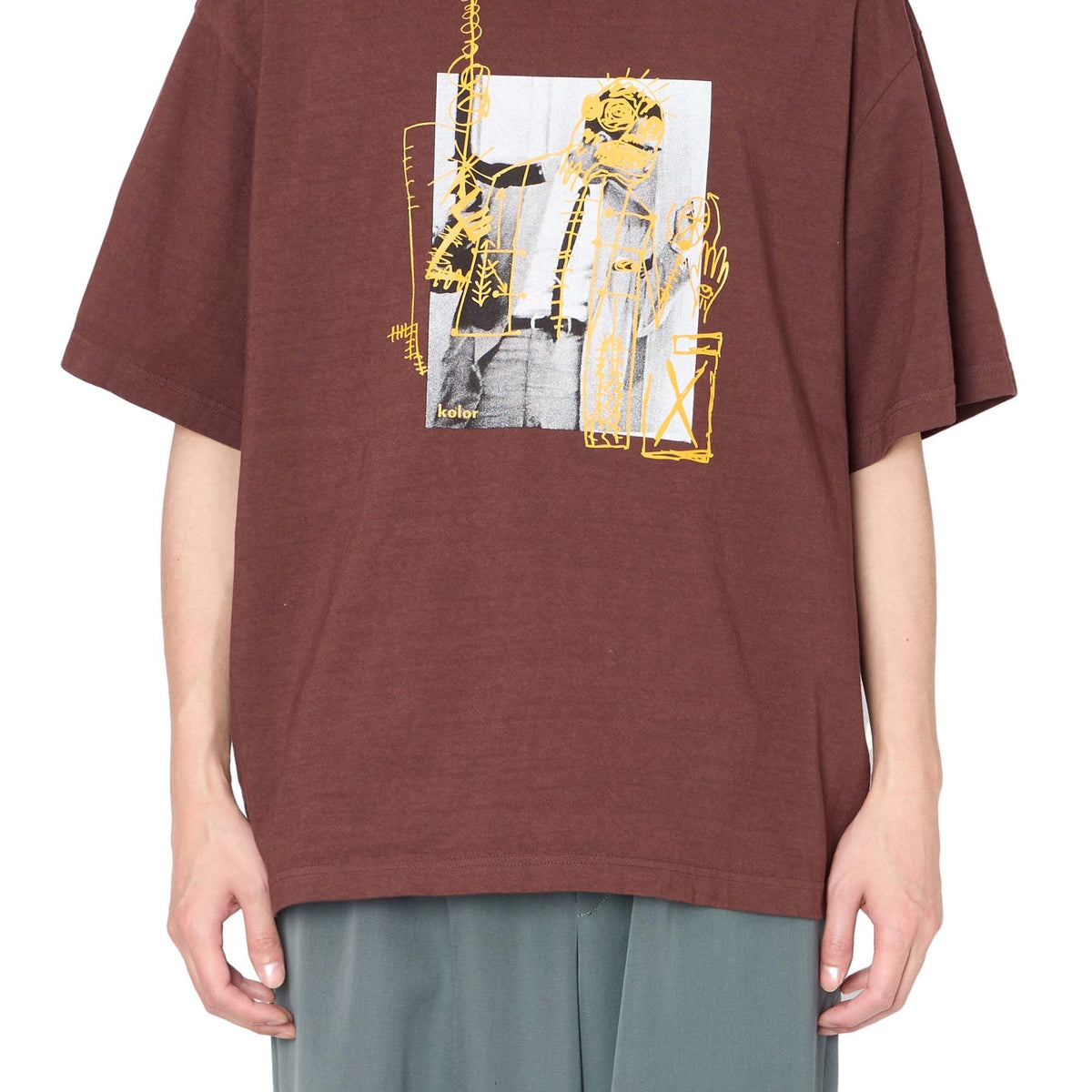 25WCM-T05204-37 T-Shirt | kolor OFFICIAL ONLINE STORE | カラー公式