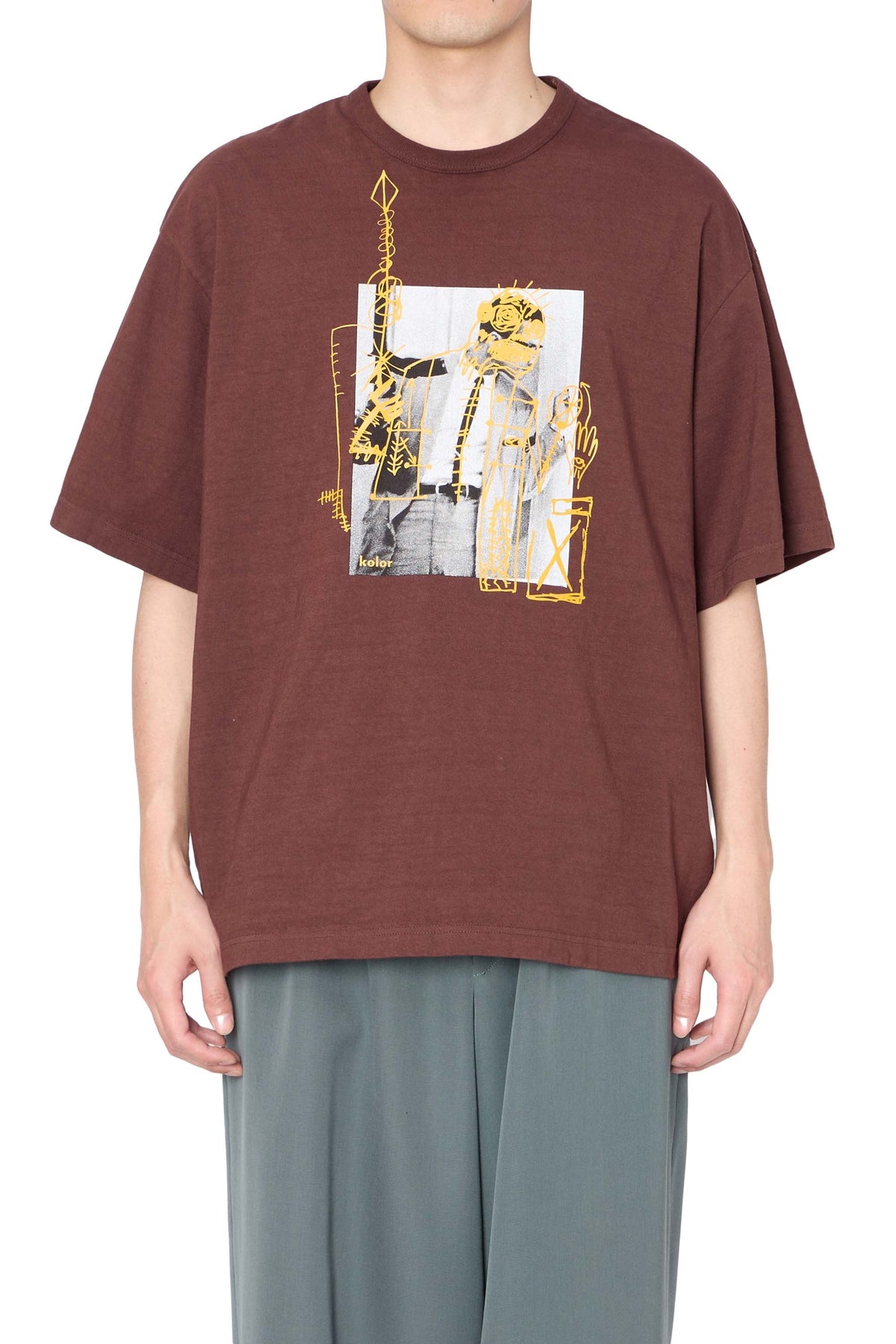 25WCM-T05204-37 T-Shirt | kolor OFFICIAL ONLINE STORE | カラー公式